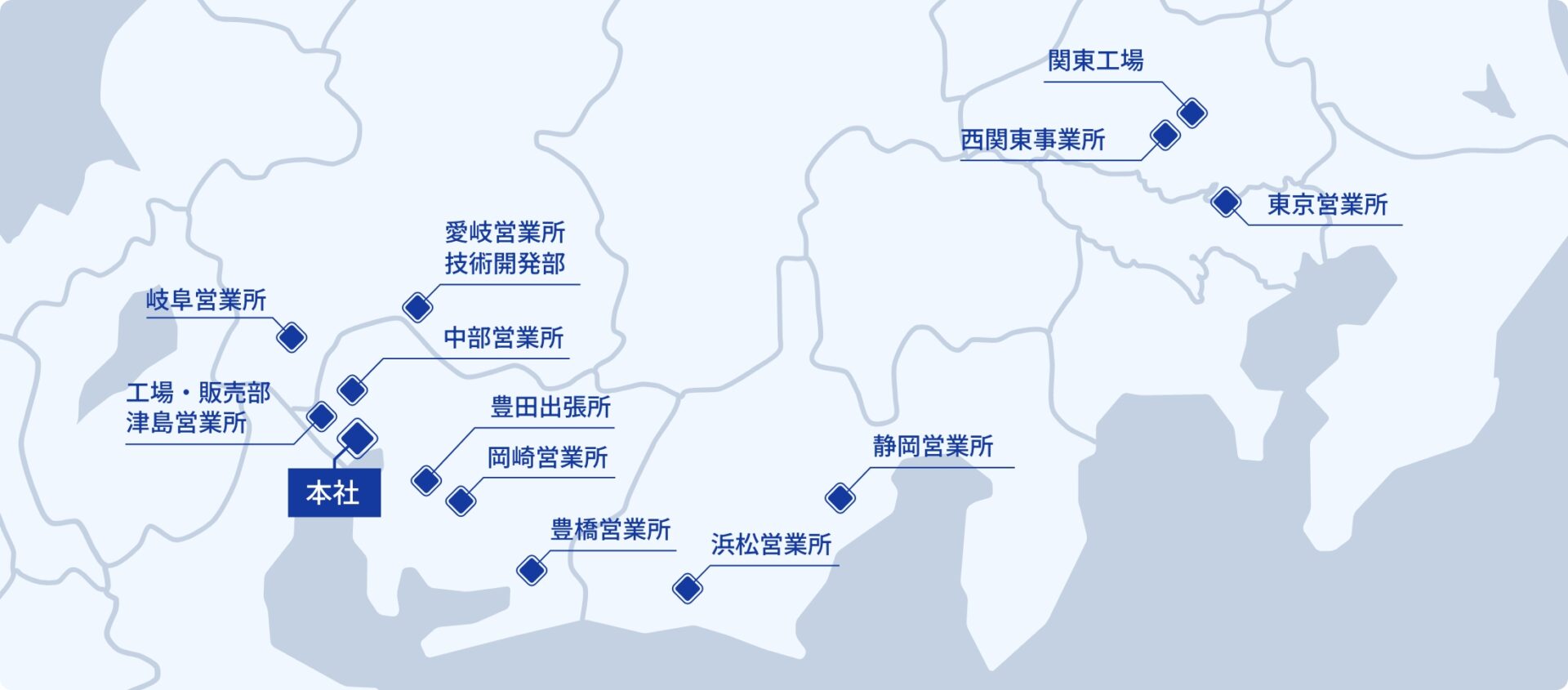 事業所・工場マップ