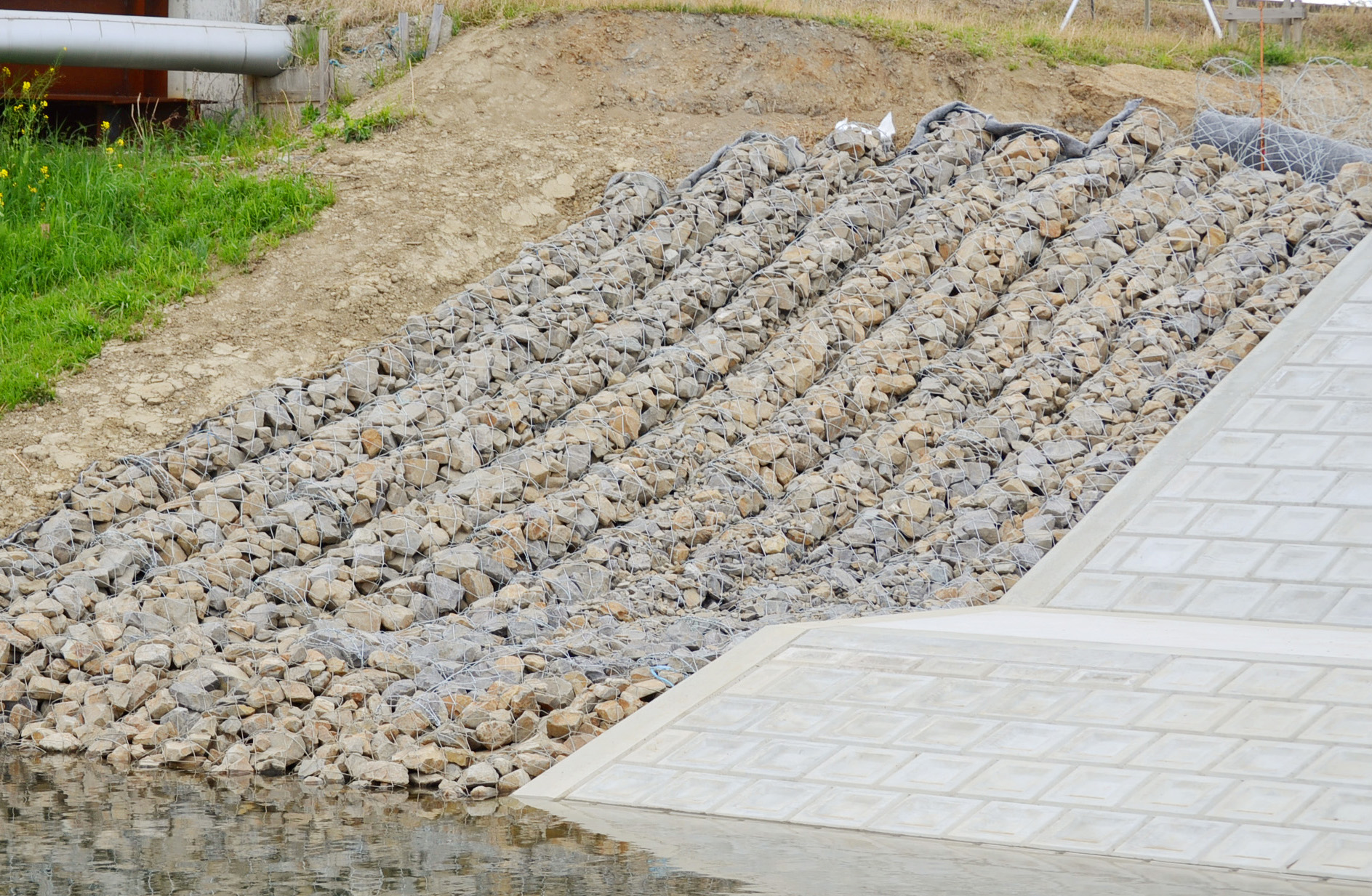 施工実績写真：蛇篭 愛知県安城市