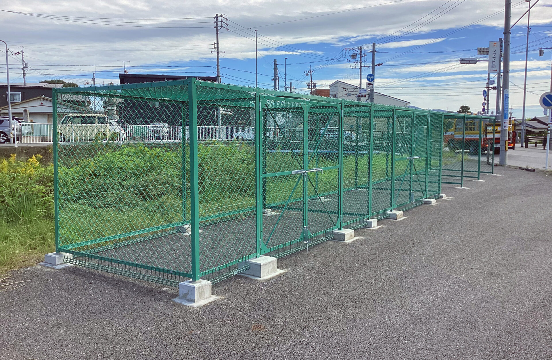 施工実績写真：ゴミ置き場（岡崎市内）